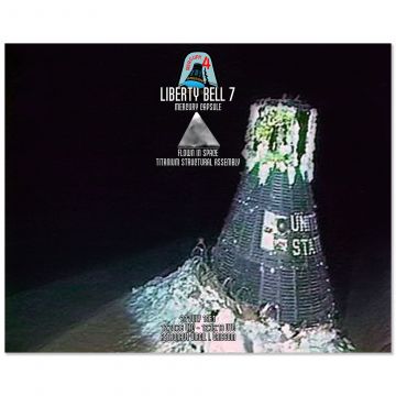 Liberty Bell 7 Flown Titanium Plate #2