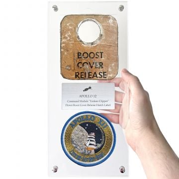 Apollo 12 Flown CM Yankee Clipper Hatch Decal