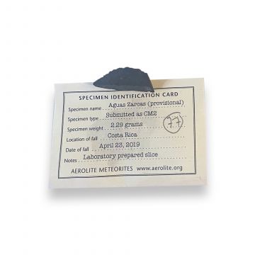 Aguas Zarcas Stone Meteorite 2.2g