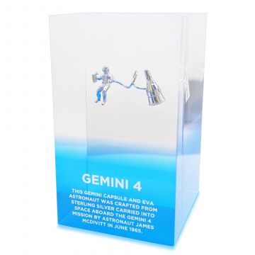 Gemini 4 Flown Astronaut & Capsule Pin Lucite