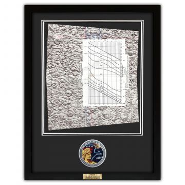 Apollo 17 Flown Hasselblad Double Chart Map