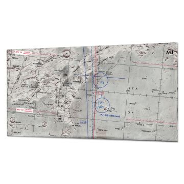 Apollo 17 Flown Photography Map - A11