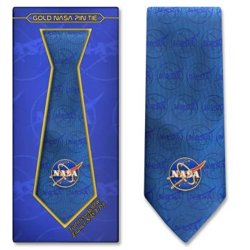Gold NASA Pin Tie