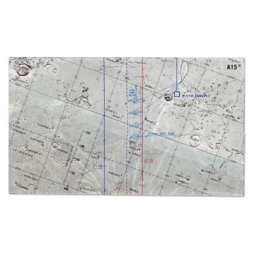 Apollo 17 Flown Photography Map - A15