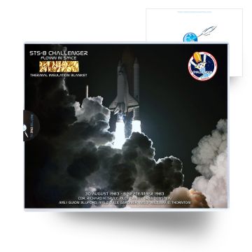 STS-8 Space Shuttle Challenger Flown Insulation Blanket