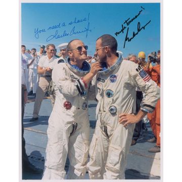 Gemini 5 Crew Signed You Need A Shave! Photo