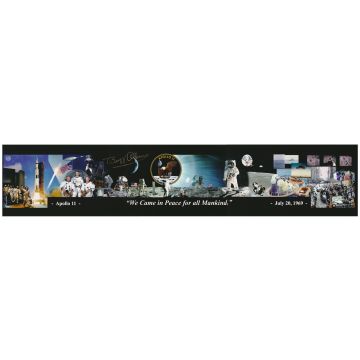 Apollo 11 Signed Panoramic Photo