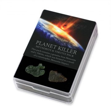 Planet Killer Tektite & Meteorite Gift Set