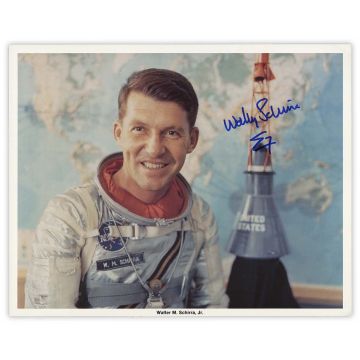 Wally Schirra Signed Sigma 7 Litho