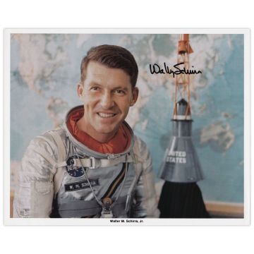 Wally Schirra Signed Sigma 7 Litho