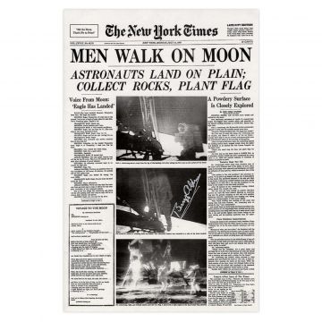 Apollo 11 Signed New York Times