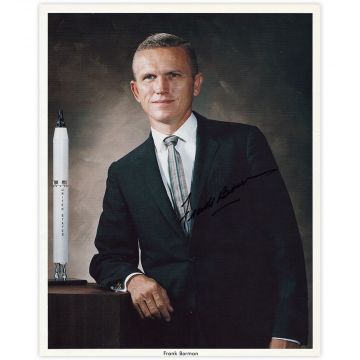 Frank Borman Signed NASA Portrait