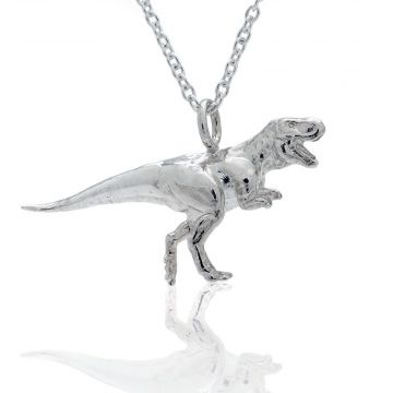 Sterling Silver Tyrannosaurus Pendant