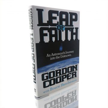 Gordon Cooper Signed Leap of Faith Book