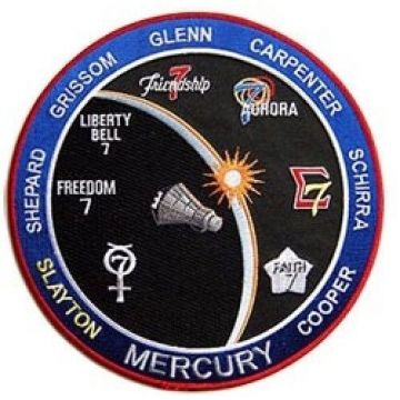 Mercury Commemorative 8 inch Patch