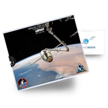 SpaceX CRS-14 Falcon 9 / CRS-17 Dragon & ISS Flown Mylar Foil #2