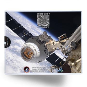 SpaceX CRS-14 & 17 Falcon 9/Dragon & ISS Flown Mylar Foil