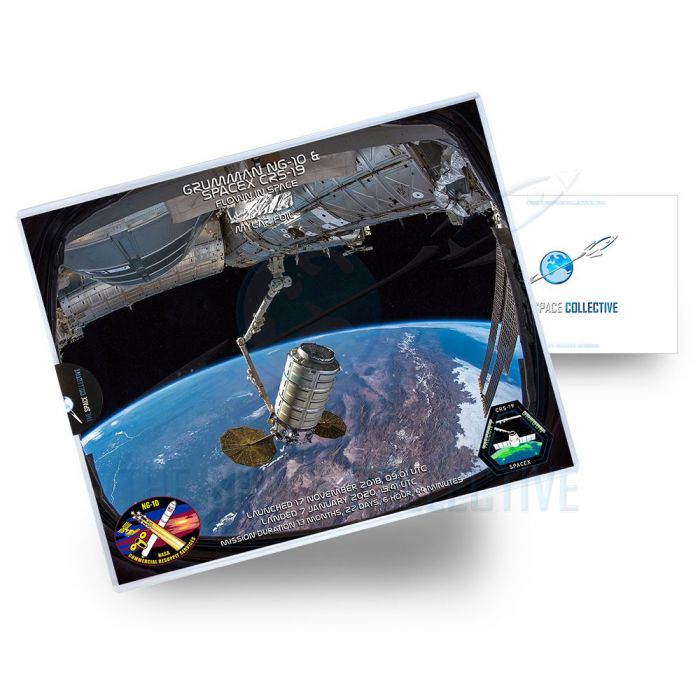 Grumman NG-10 & SpaceX CRS-19 Flown Mylar Foil #1 main product photo