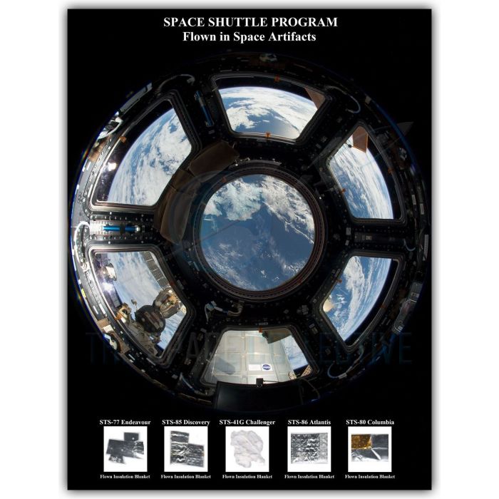 Space Shuttle Flown Artifacts from 5 Shuttles main product photo