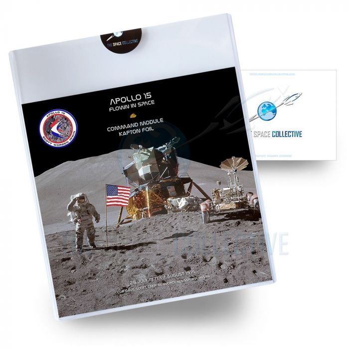 Apollo 15 Flown CM Kapton Foil Artifact #1 main product photo