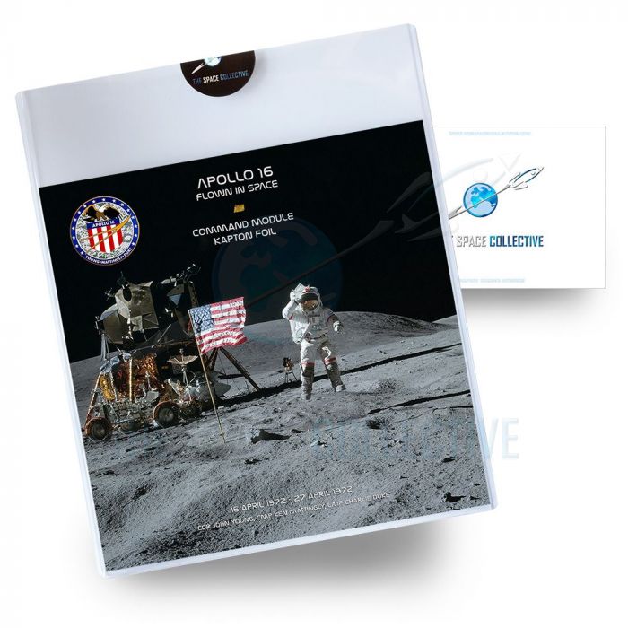 Apollo 16 Flown CM Kapton Foil Artifact main product photo