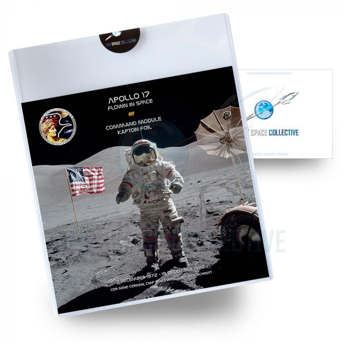 Apollo 17 Flown CM Kapton Foil Artifact #1 main product photo