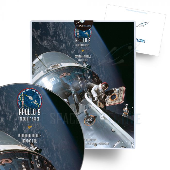 Apollo 9 Flown Command Module Kapton Foil Artifact main product photo