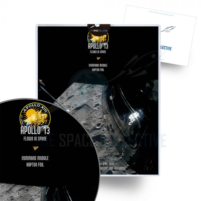 Apollo 13 Flown Command Module Kapton Foil Artifact main product photo