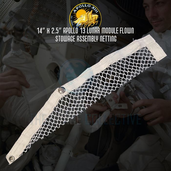 Apollo 13 Lunar Module Flown 14 x 2.5 Stowage Netting main product photo