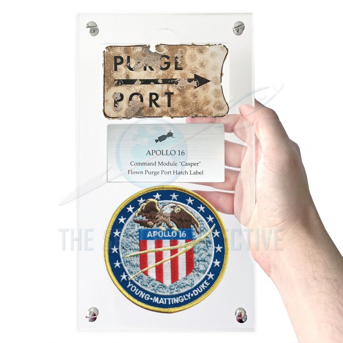 Apollo 16 Flown CM Casper Hatch Decal main product photo