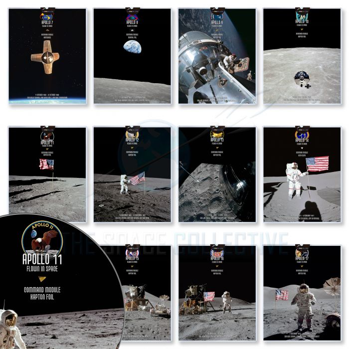 Apollo 7 to 17 Flown Artifact Bundle main product photo