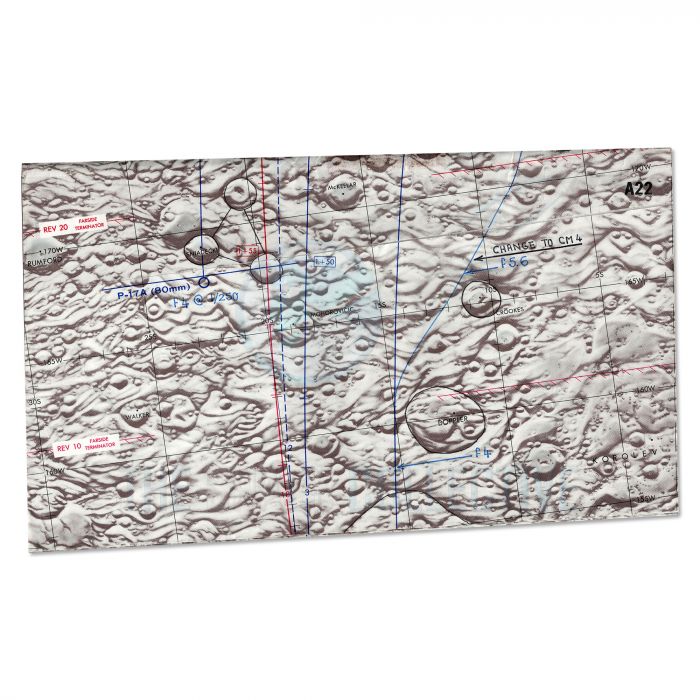 Apollo 17 Flown Photography Map - A22 main product photo
