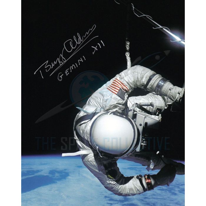 Gemini 12 Signed Spacewalk Photo main product photo
