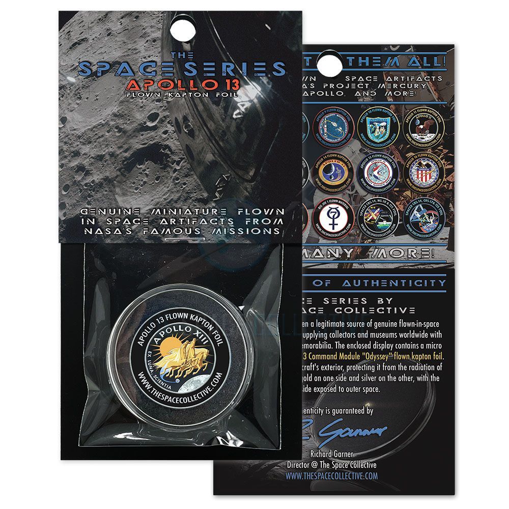 Space Series: Apollo 13 CM Flown Kapton Foil