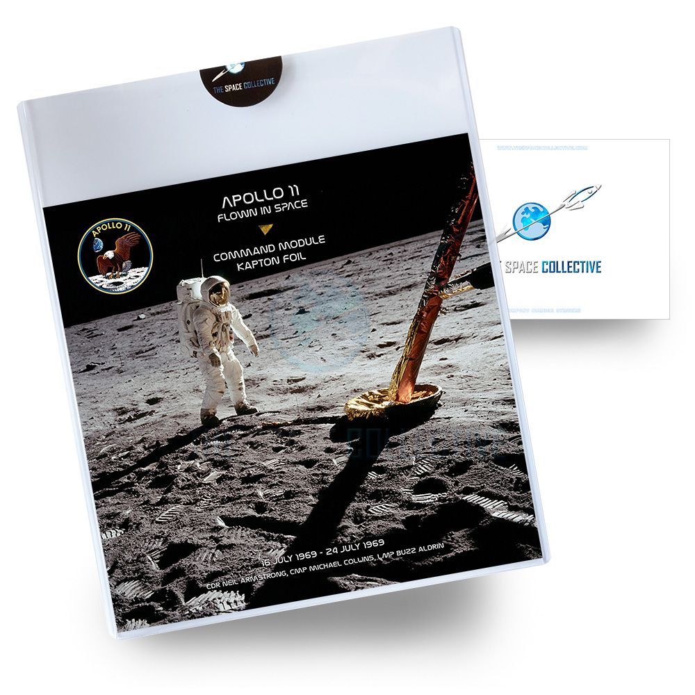 Flown Apollo 11 Kapton Foil on Beautiful First Man on the Moon First Day Cover 