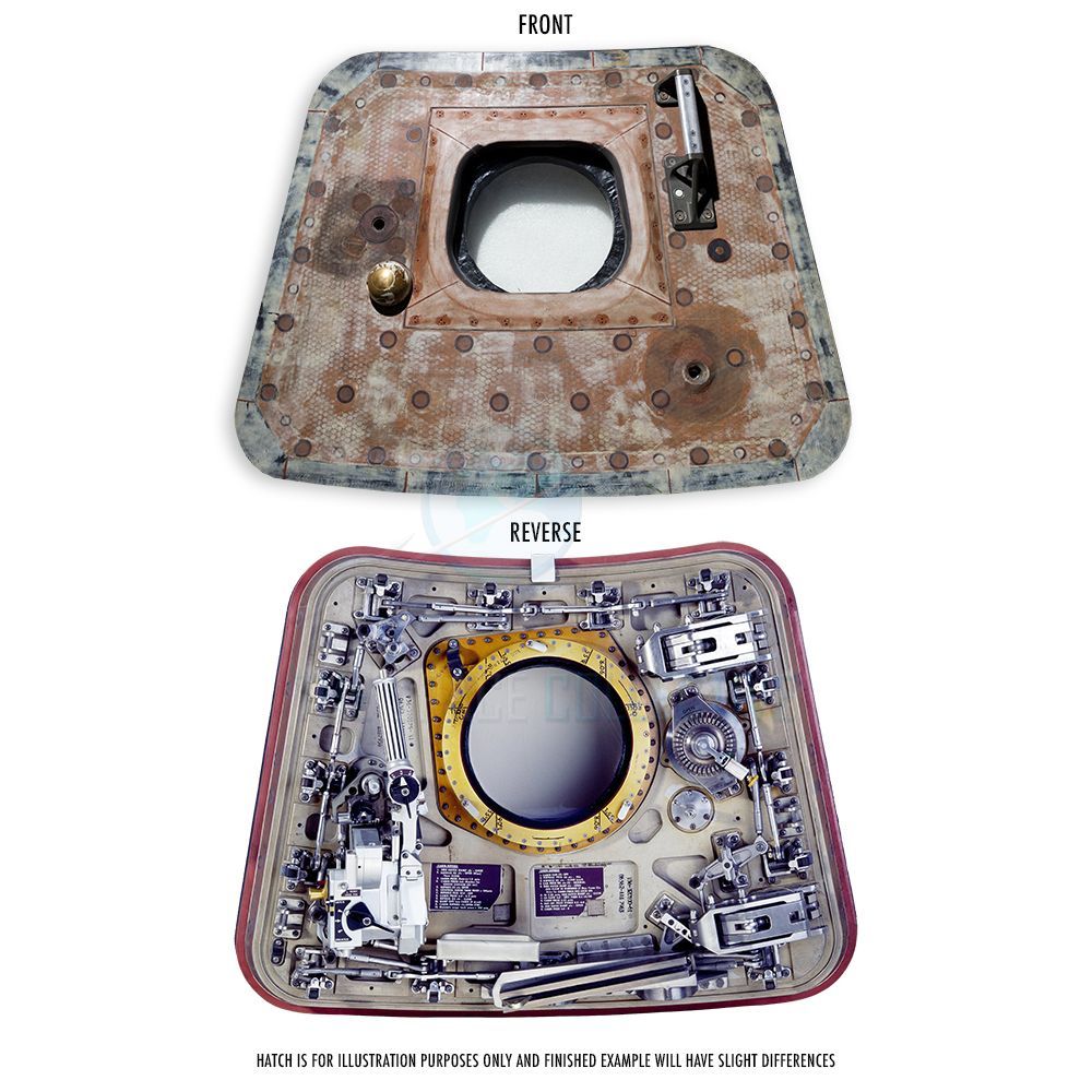 希少品：ＩＢＭＡＣアダプター台形 Apollo 11 Command Module Columbia Access Hatch 1/1 Replica