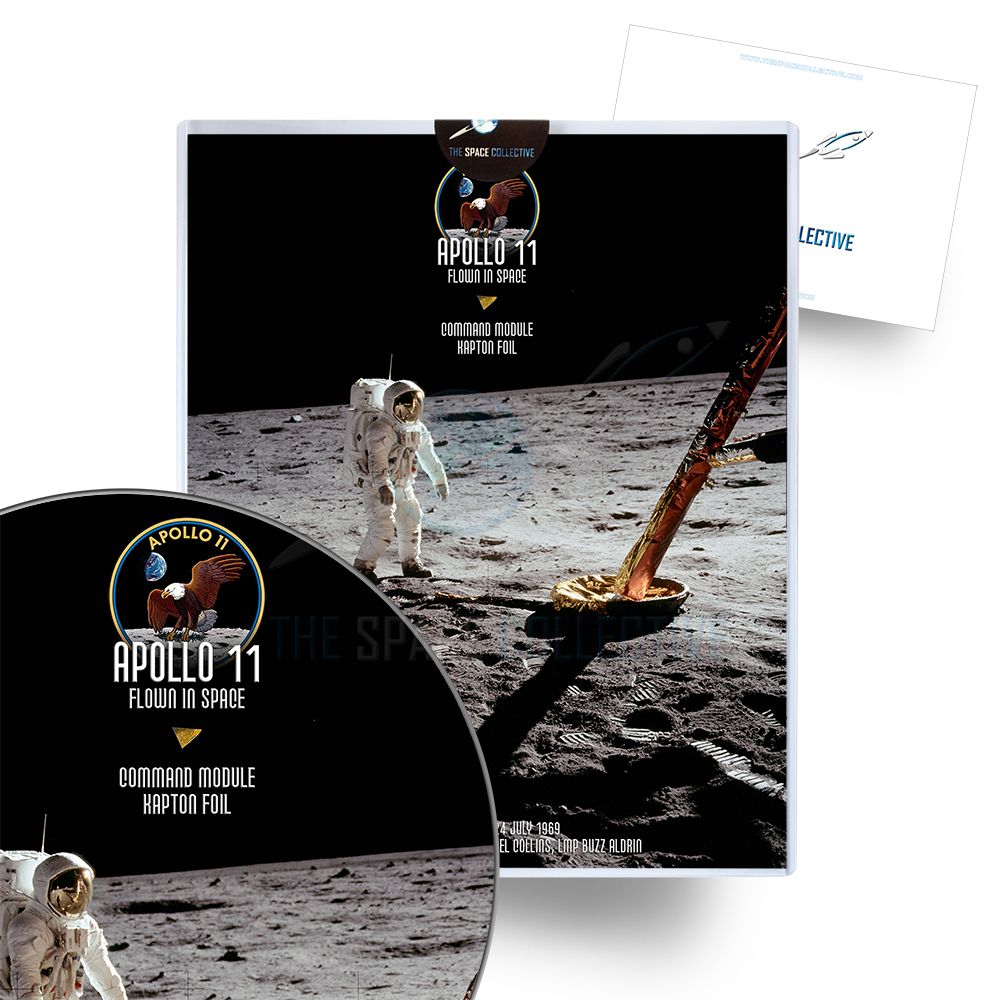 Apollo 11 Flown CM Kapton Foil Artifact #1