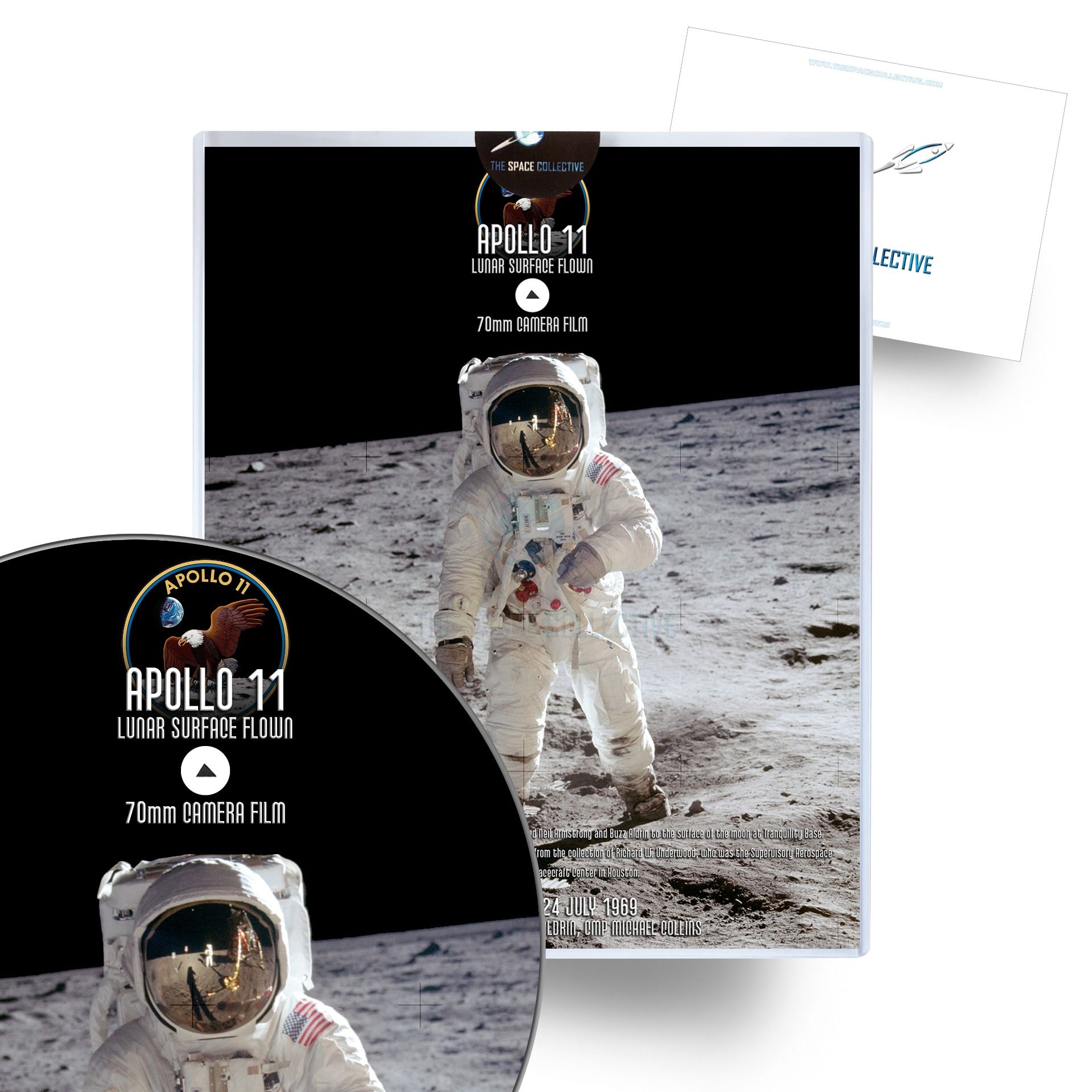 Apollo 11 Lunar Surface Flown 16mm Film Artifact