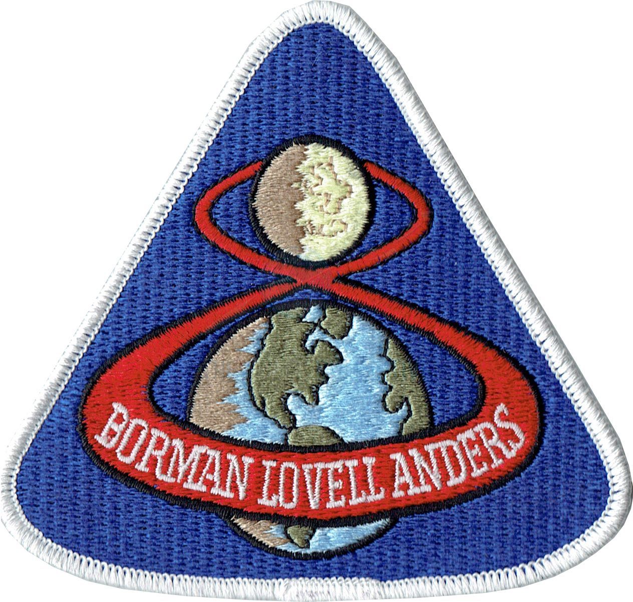 APOLLO 8 LION BROTHERS VINTAGE ORIGINAL NASA CLOTH BACK SPACE PATCH MINT **** 
