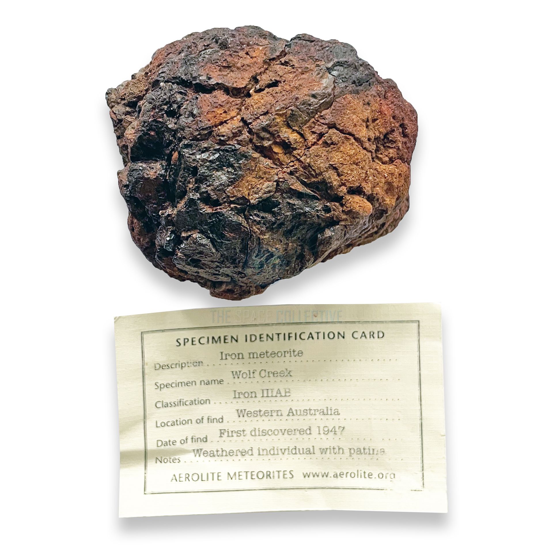 270.9g ウルフクリーク隕石 wolf creek meteorite Wolf Creek Iron Meteorite 251g