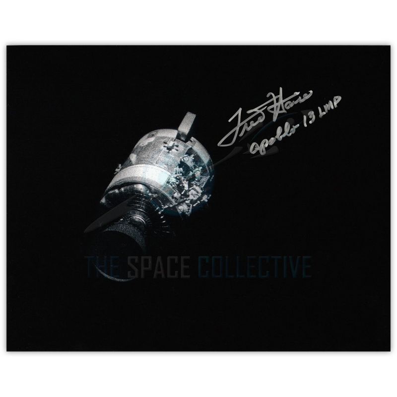 Apollo 13 Signed Damaged SM Photo
