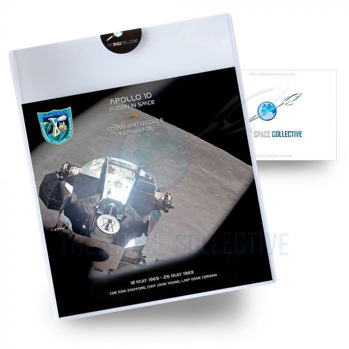 Apollo 10 Flown CM Kapton Foil Artifact main product photo