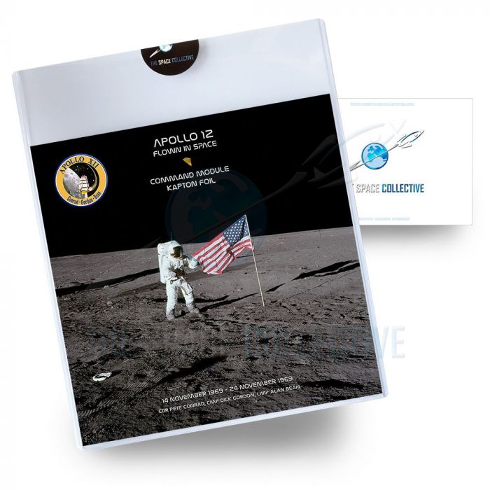 Apollo 12 Flown CM Kapton Foil Artifact #1 main product photo