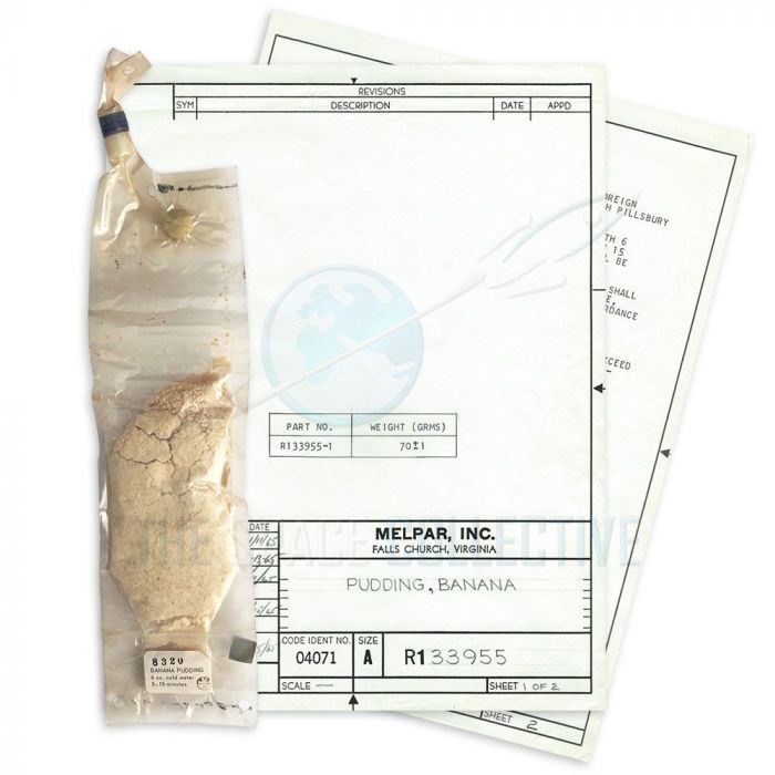 Apollo 8-17-era Banana Pudding Space Food Packet main product photo