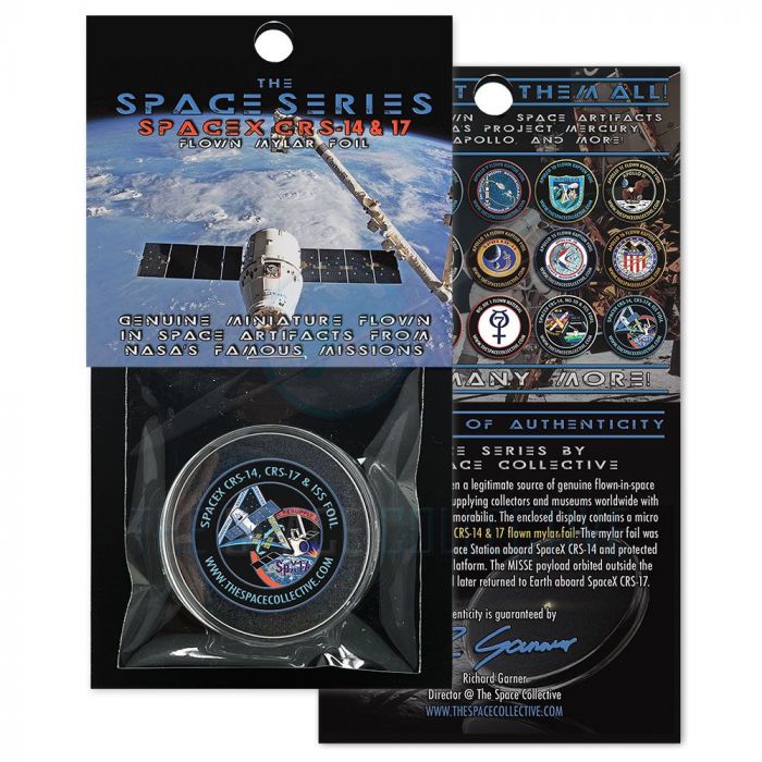 Space Series - SpaceX CRS-14 & 17 Flown Mylar Foil main product photo