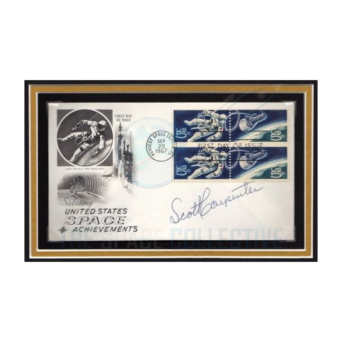 Scott Carpenter Signed 1967 Space Achievements Cover main product photo