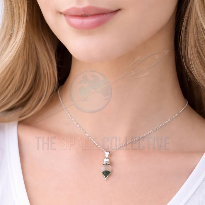 マーズ（火星）ダストペンダント Mars Dust Pendant in Sterling Silver | Meteorite Jewelry
