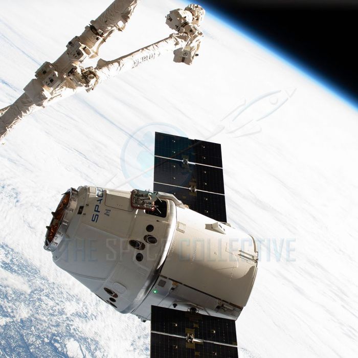 SpaceX CRS-14 & 17 Falcon 9/Dragon & ISS Flown Mylar Foil