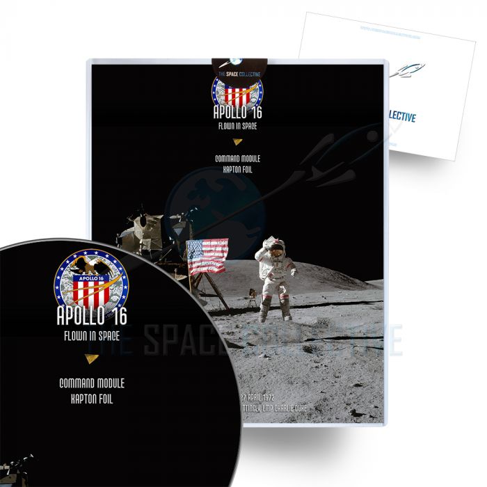 Apollo 16 Flown Command Module Kapton Foil Artifact main product photo