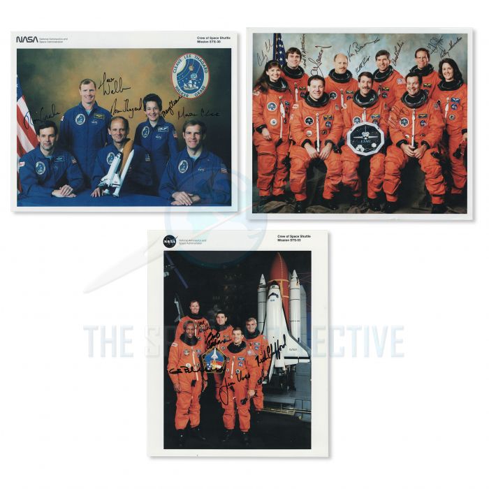 Space Shuttle Crew Signed Litho Collection #1
